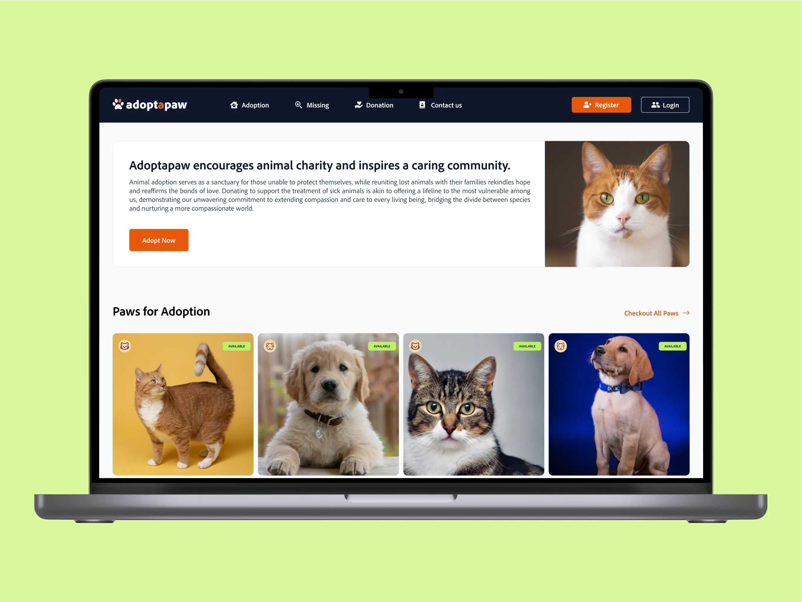 Adoptapaw Home Page